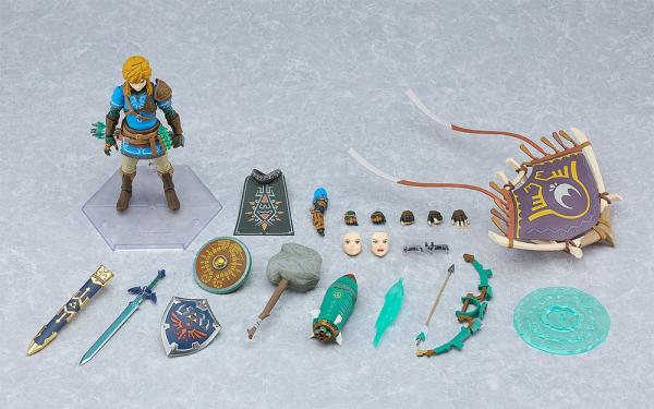 The Legend of Zelda Tears of the Kingdom Figma Action Figure Link Tears of the Kingdom Ver. DX Editi