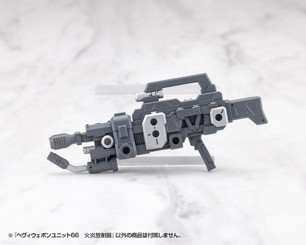 Kotobukiya M.S.G. Model Kit Accessory Heavy Weapon Unit 66 Flamethrower 6