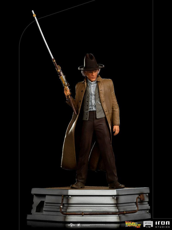 Back to the Future III Art Scale Statue 1/10 Doc Brown 32 cm 4