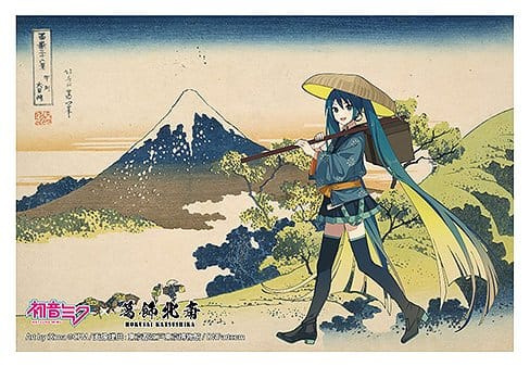 Hatsune Miku x Katsushika Hokusai iXima Postcard A/B/C/D/E/F/G/H Assortment (10) 6