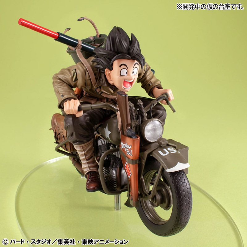 Dragonball Z 05 Desktop Real McCoy PVC Diorama Son Goku & Bike 18 cm 4