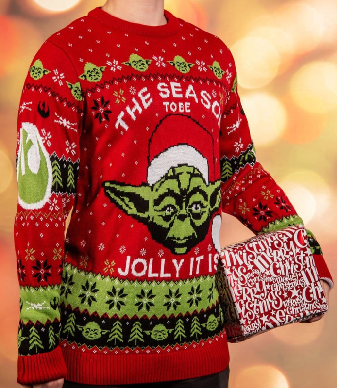 Star Wars Christmas Sweater Yoda Size S 2