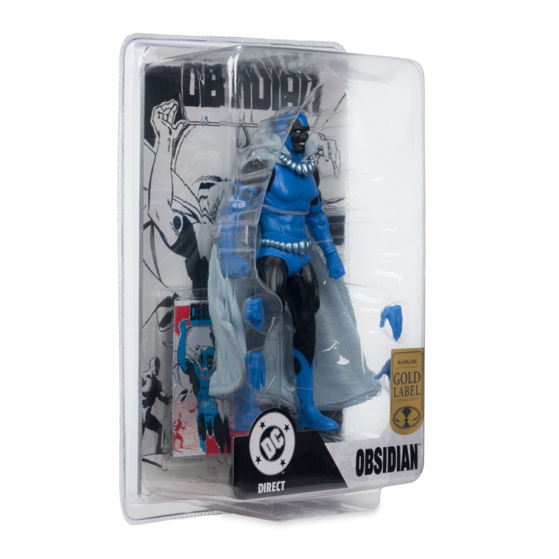 DC Direct Action Figure Obsidian (Infinity Inc #16) (Chase) (Gold Label) 18 cm 8