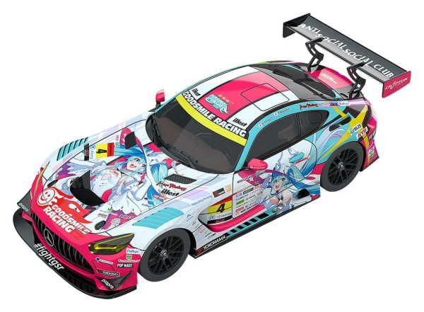 Hatsune Miku GT Project Vehicle 1/43 Good Smile Hatsune Miku AMG 2024 Season Opening Ver. 11 cm