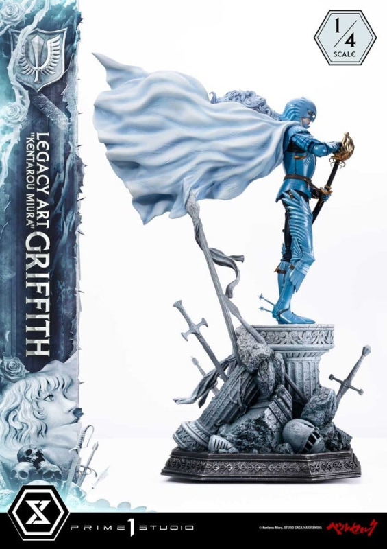 Berserk Legacy Art "Kentarou Miura" Statue 1/4 Griffith 93 cm 8