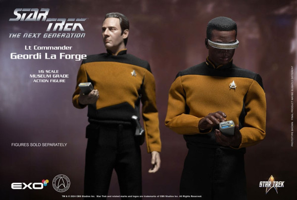 Star Trek: The Next Generation Action Figure 1/6 Lt. Commander Geordi La Forge (Essentials Version) 6
