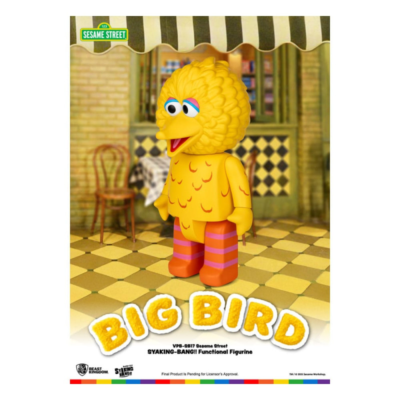 Sesame Street Syaking Bang Series PVC coin bank Big Bird 49 cm 3