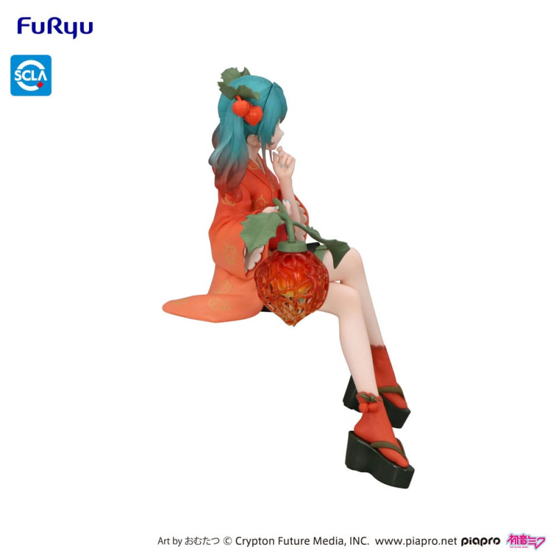 Hatsune Miku Noodle Stopper PVC Statue Flower Fairy Winter Cherry 15 cm 2