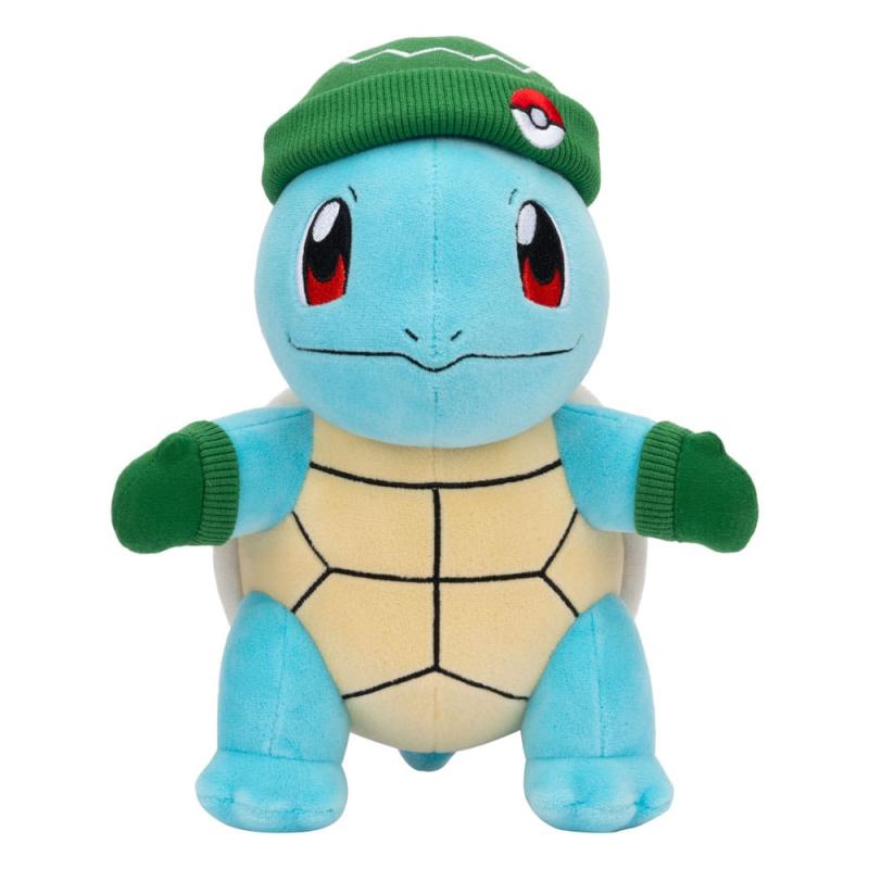 Pokémon Plush Figure Squirtle with Green Hat and Mittens 20 cm