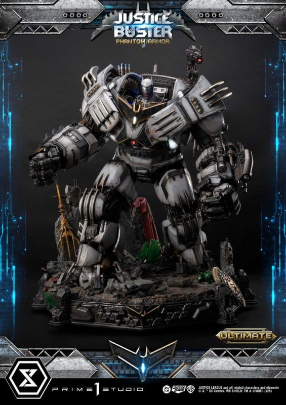 DC Comics Ultimate Museum Masterline Statue Justice Buster: Phantom Armor (Design By Josh Nizzi) Ult 14