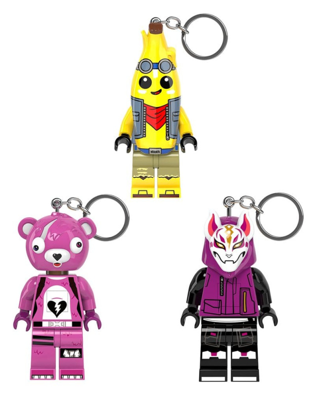 Lego Fortnite Light-Up Keychain Display (16) 1