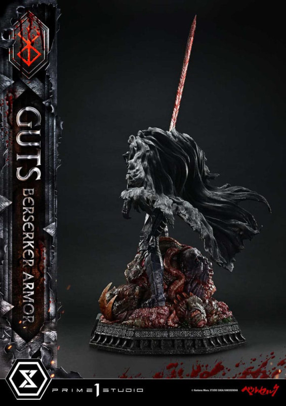 Berserk Ultimate Premium Masterline Series Statue 1/4 Guts, Berserker Armor Grunbeld vs. Guts 94 cm 7
