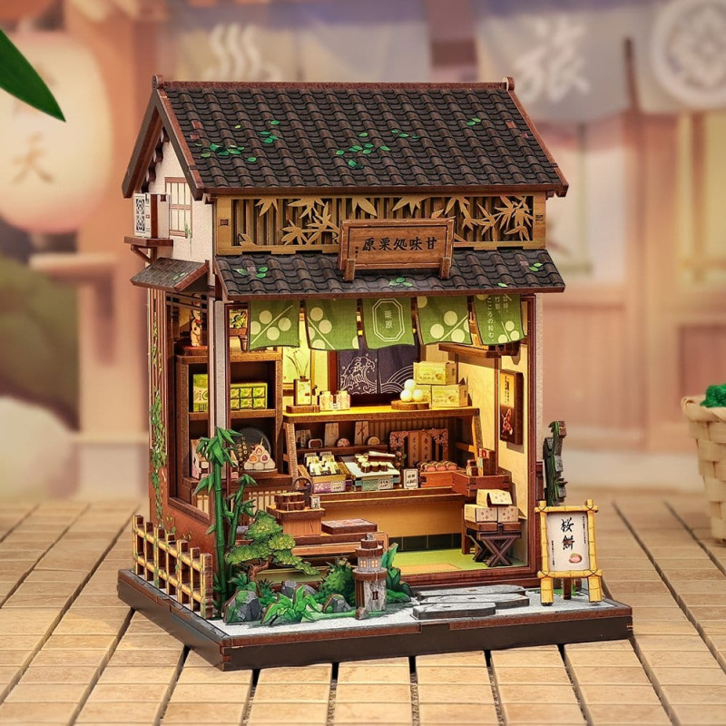 Miniature House Model Kit Kanmi-dokoro Kurihara 19 x 15 cm 11