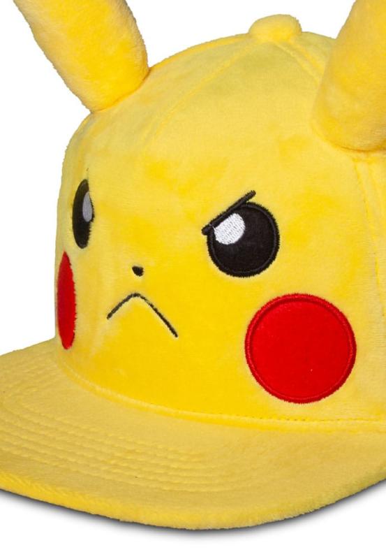 Pokémon Snapback Cap Angry Pikachu