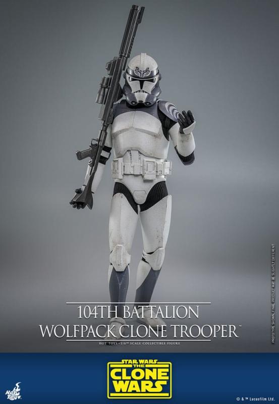 Star Wars The Clone Wars Action Figure 1/6 104th Battalion Wolfpack Clone Trooper 30 cm 2