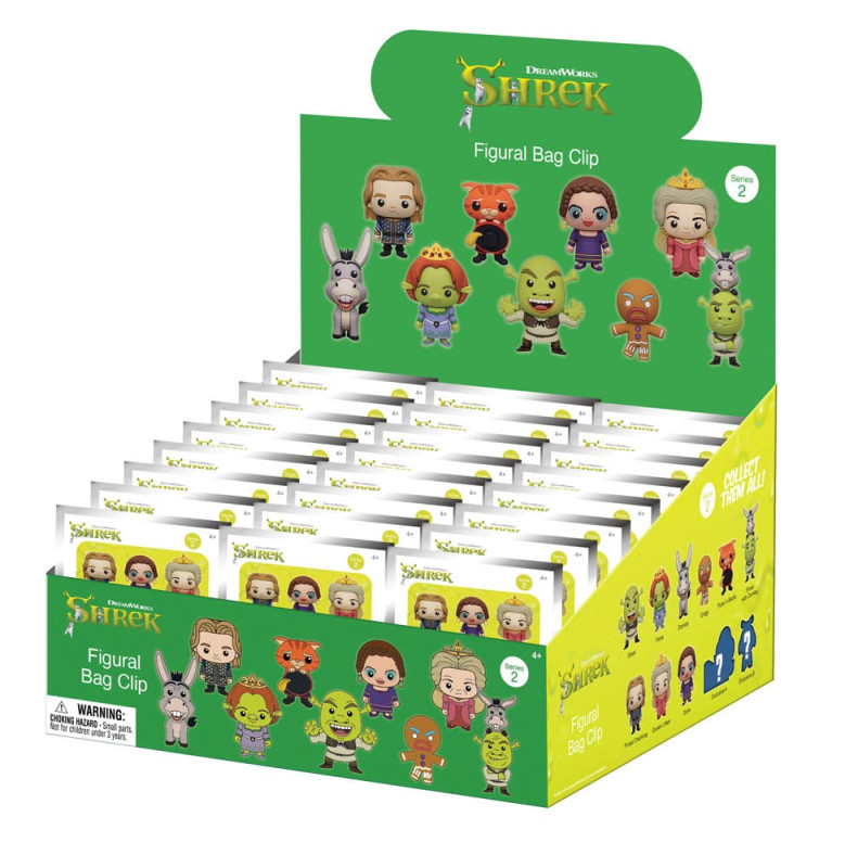 Shrek PVC Bag Clips Series 2 Display (24) 2
