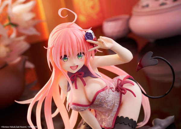To Love-Ru Darkness PVC Statue Desktop Cute Figure Lala Chinese Dress Ver. 13 cm 11