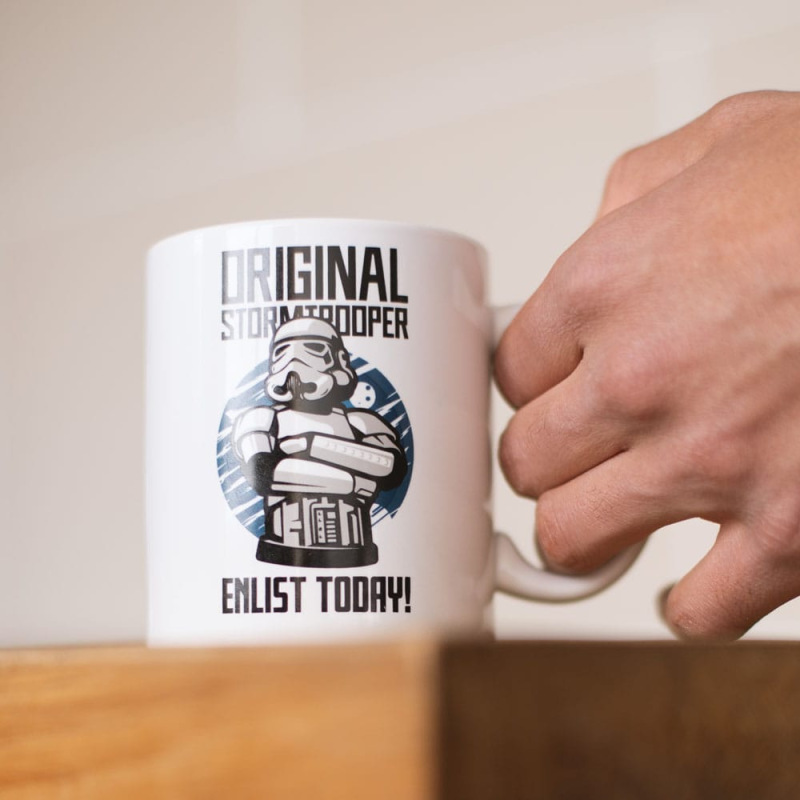 Original Stormtrooper Mug Enlist Today White 3
