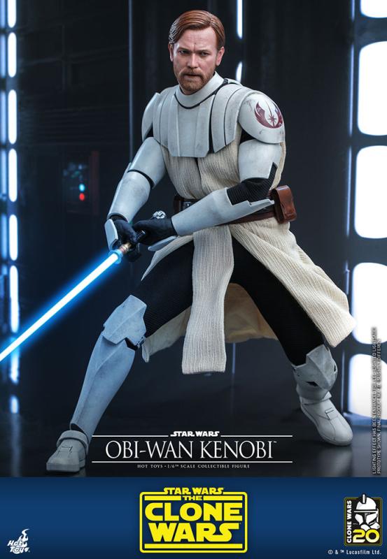 Star Wars The Clone Wars Action Figure 1/6 Obi-Wan Kenobi 30 cm 6