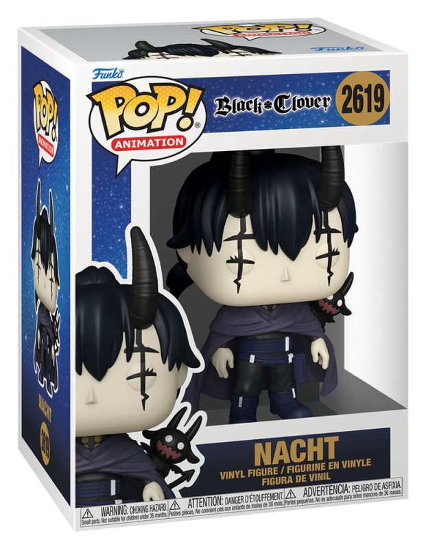 Black Clover POP! Animation Vinyl Figure Nacht 9 cm 1