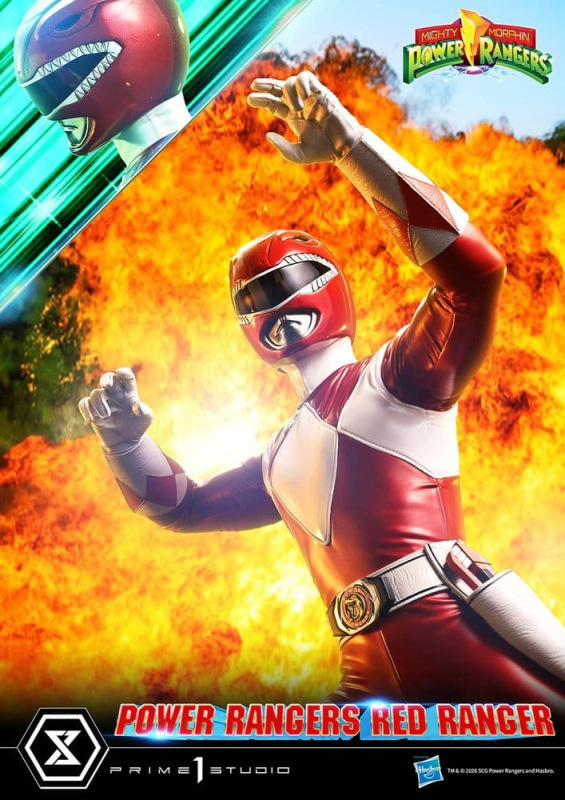 Mighty Morphin Power Rangers Premium Masterline Statue 1/4 Red Ranger 62 cm 4