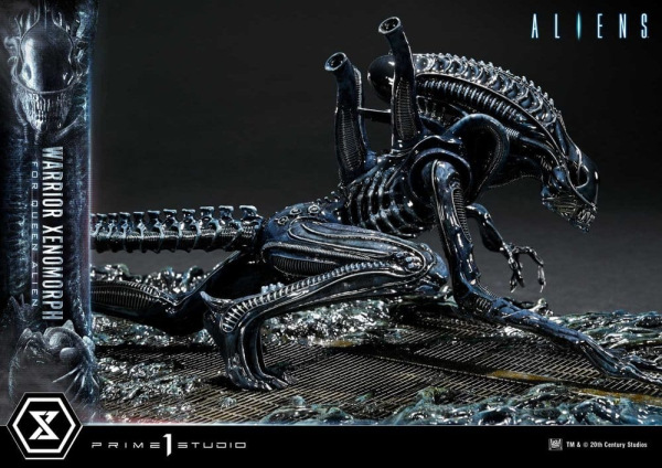 Aliens (Film) Ultimate Diorama Masterline Statue Warrior Xenomorph for Queen Alien 23 cm 13