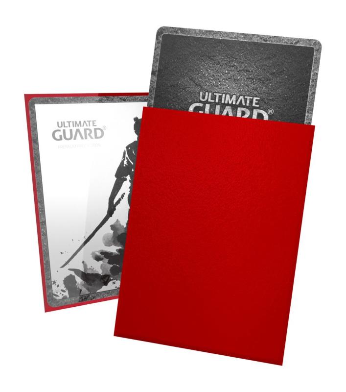 Ultimate Guard Katana Sleeves Standard Size (100) - Red