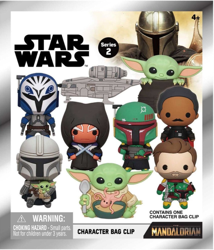 Star Wars Mandalorian 3D Foam Bag Clips Series 2 Display (24) 2