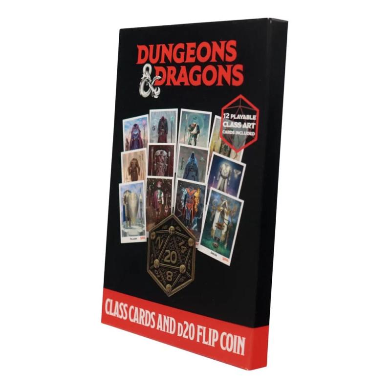 Dungeons & Dragons: Class Cards and D20 Flip Coin