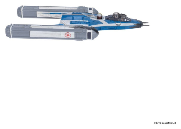 Star Wars Medium Vehicle & Figure set BTL-B Y-wing & Ahsoka & R7-A7 11