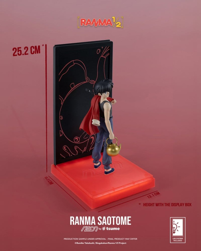 Ranma Neon Figure 1/9 Ranma Saotome Boy 20 cm 10