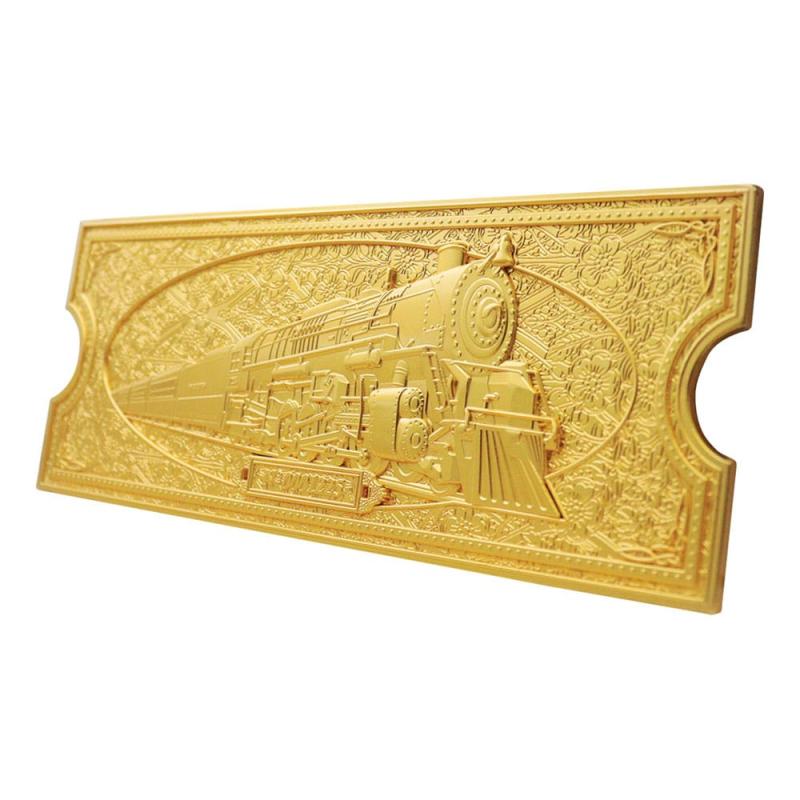 Polar Express Replica Train Ticket 24k Gold Plated Limited Edition 1