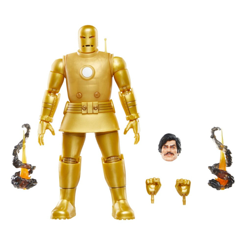 Iron Man Marvel Legends Action Figure Iron Man (Model 01-Gold) 15 cm 5