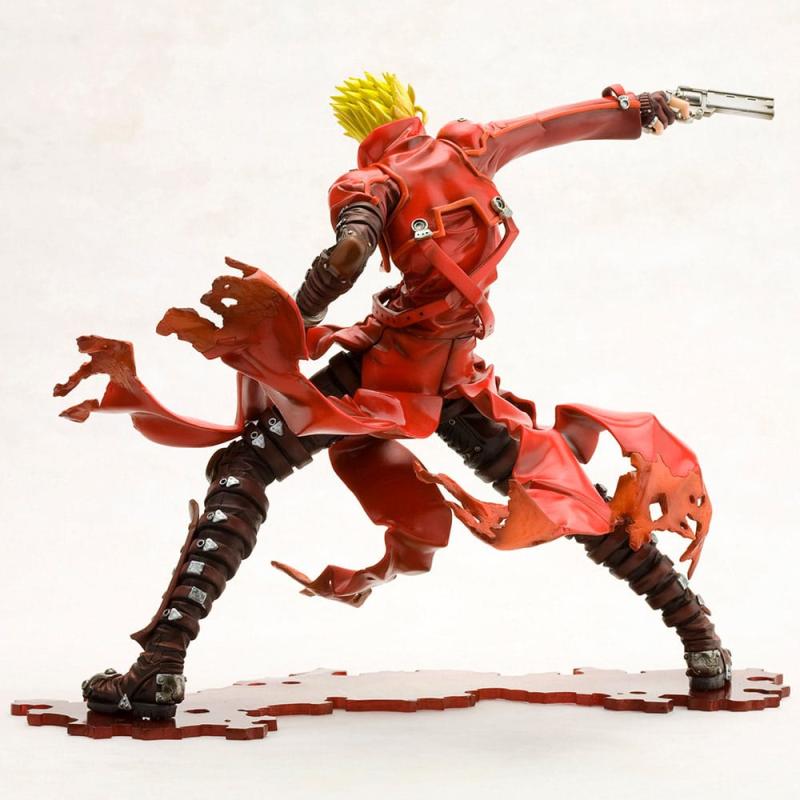 Trigun Badlands Rumble ARTFX J Statue 1/8 Vash The Stampede Renewal Package Version 19 cm