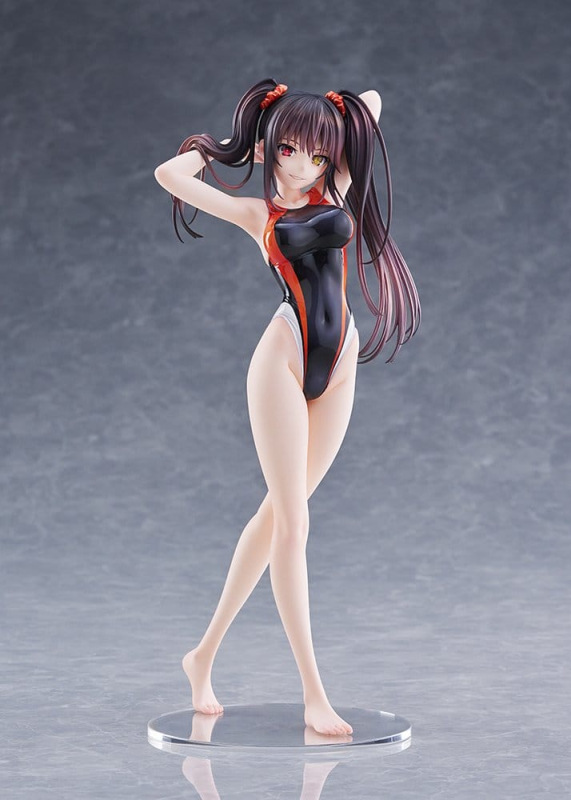 Date A Live Swimsuit Silhouette PVC Figure 1/7 Kurumi Tokisaki Swimwear Ver. 24 cm