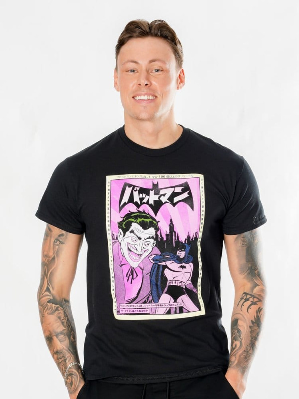 Batman T-Shirt Joker Anime Poster Size L 5