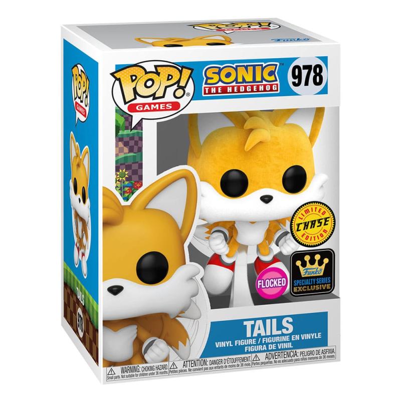 Sonic The Hedgehog POP! Games Vinyl Figures Tails(Flying)(FL) w/CH 9 cm Assortment (6)