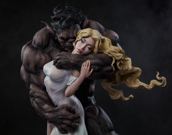 Original Artist Series Statue Beauty and the Beast by Maria Panfilova 46 cm 4