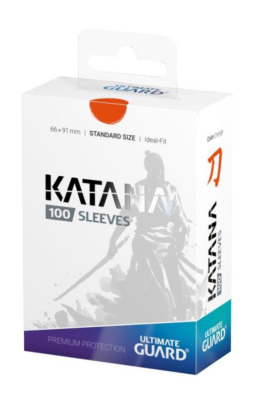 Ultimate Guard Katana Sleeves Standard Size (100) - Orange 3