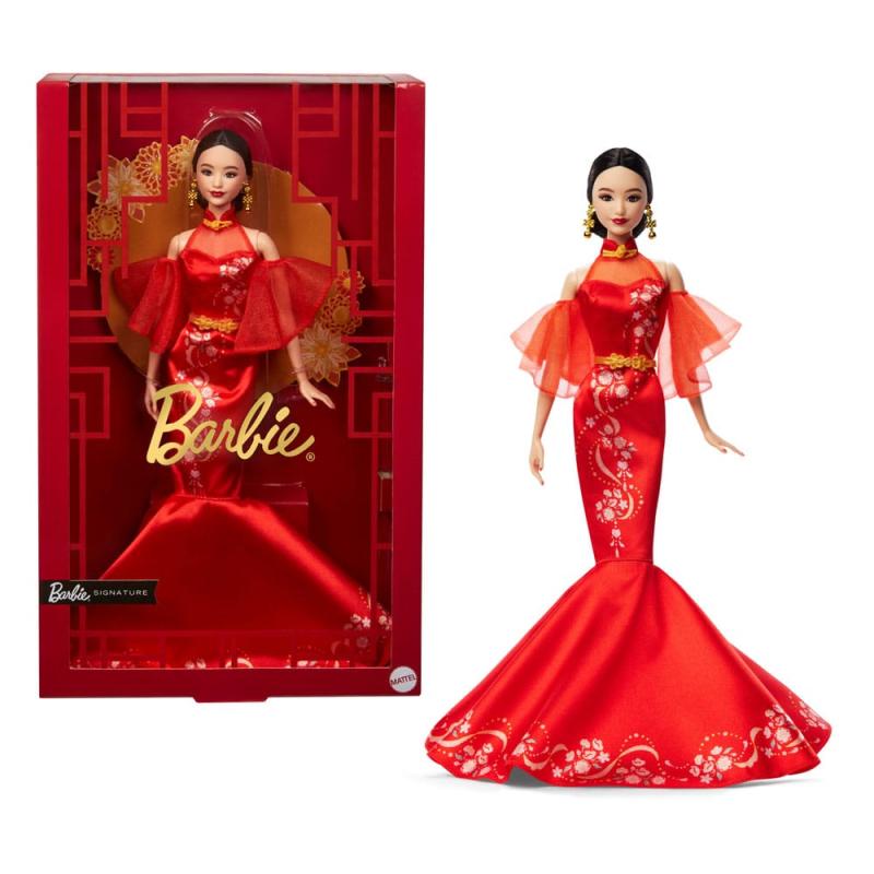 Barbie Signature Doll Lunar New Year with Qipao Dress 4