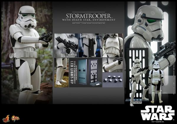 Star Wars Movie Masterpiece Action Figure 1/6 Stormtrooper with Death Star Environment 30 cm