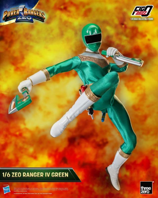 Power Rangers Zeo FigZero Action Figure 1/6 Ranger IV Green 30 cm