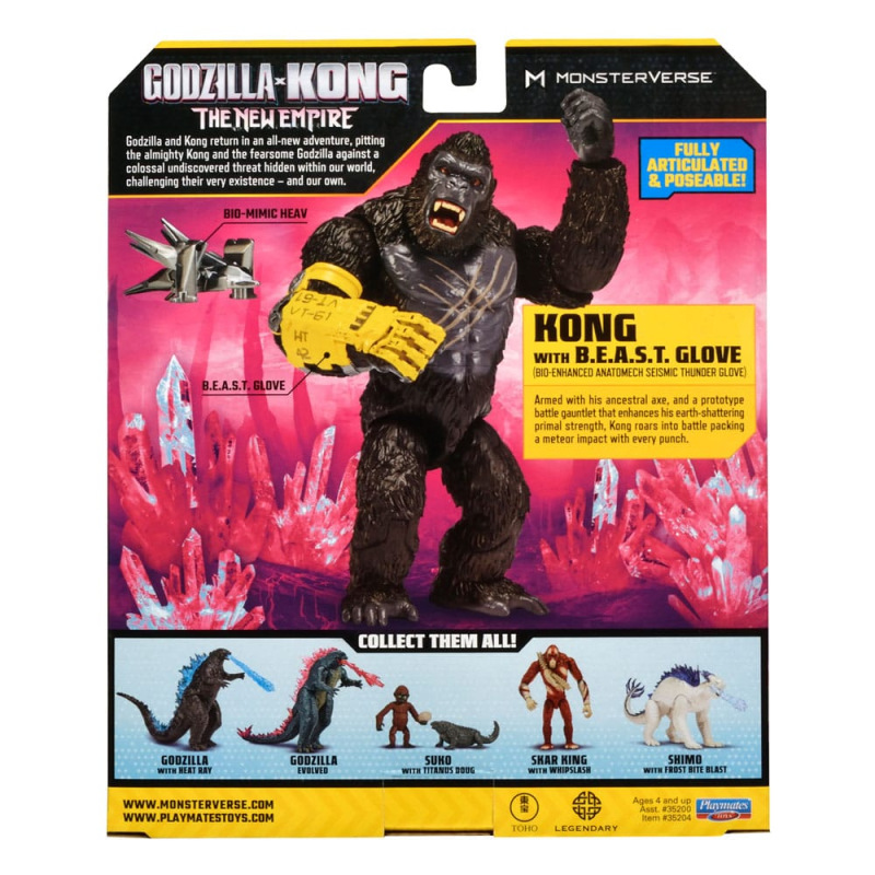 Godzilla x Kong The new Empire Action Figures Basic Figures 15 cm Assortment (8) 8