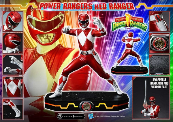 Mighty Morphin Power Rangers Premium Masterline Statue 1/4 Red Ranger 62 cm 6