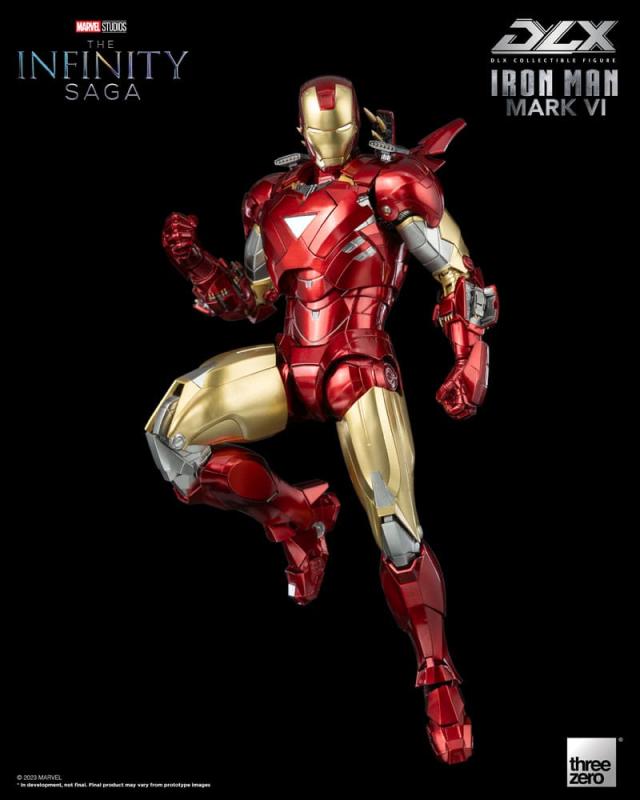 Infinity Saga DLX Action Figure 1/12 Iron Man Mark 6 17 cm 6