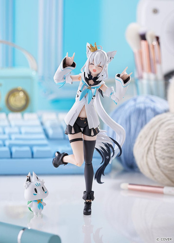 Hololive Production Figma Action Figure Shirakami Fubuki 15 cm 3