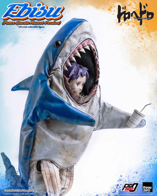 Dorohedoro FigZero Action Figure 1/6 Ebisu Peace Sharks Mascot Ver. 24 cm 6