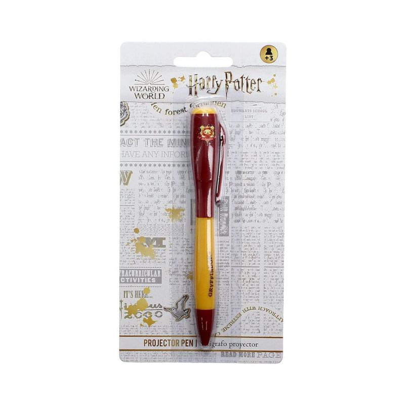 Harry Potter Pen with Light Projector Gryffindor