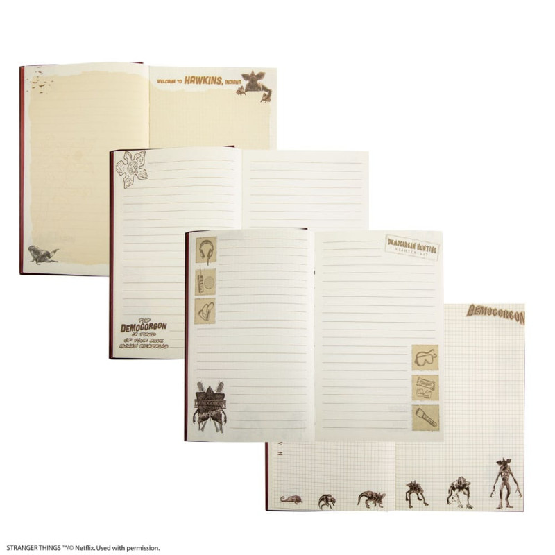 Stranger Things Notebook Demogorgon 4