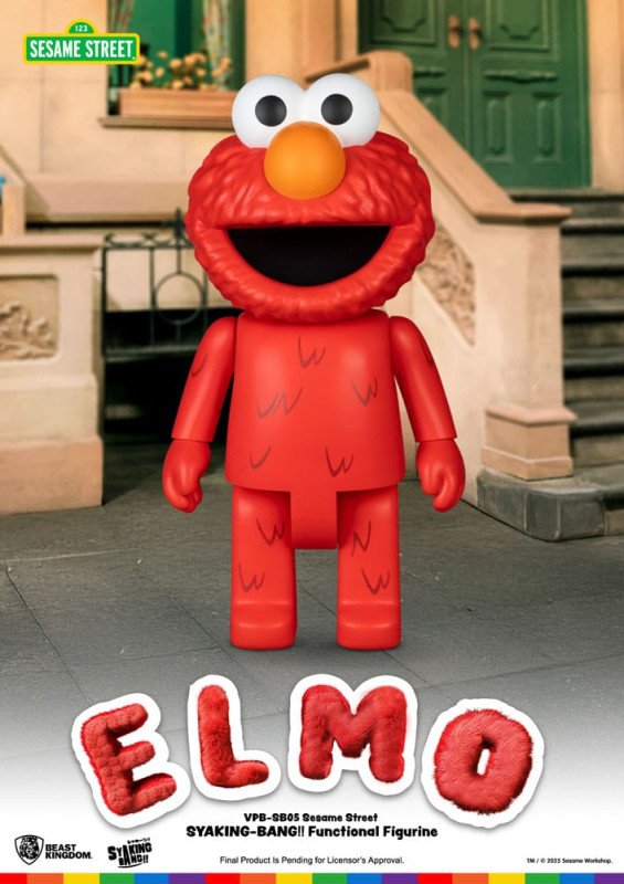 Sesame Street Syaing Bang Vinyl Piggy Bank Elmo 47 cm 1